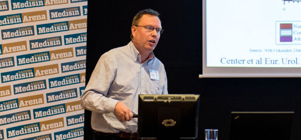 VIL HA FORTGANG: Andreas Stensvold under DM Arena, Kreftkonferansen. Foto: Rune Thorstein