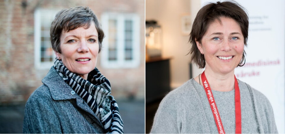 KRITISKE: Både Legeforeningen, her representert ved president Marit Hermansen, og Nasjonalt senter for distriktsmedisin ved leder Helen Brandstorp, frykter negative konsekvenser av den nye spesialistsykepleier-utdanningen. Arkivfoto Foto: KRITISKE: Både Legeforeningen, her representert ved president Marit Hermansen, og Nasjonalt senter for distriktsmedisin ved leder Helen Brandstorp, frykter negative konsekvenser av den nye spesialistsykepleier-utdanningen. Arkivfoto Foto: