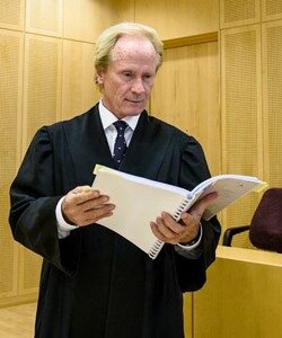 SAKSØKER: Saksøkers advokat, Per Danielsen, åpner for et krav om erstatning på flere titalls millioner kroner.
Foto: Rune Thorstein