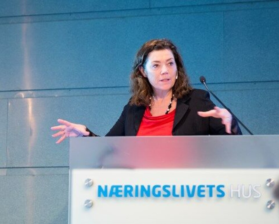 INVITERTE: Administrerende direktør i NHO, Kristin Skogen Lund.
Foto: Espen Snipstad, LMI