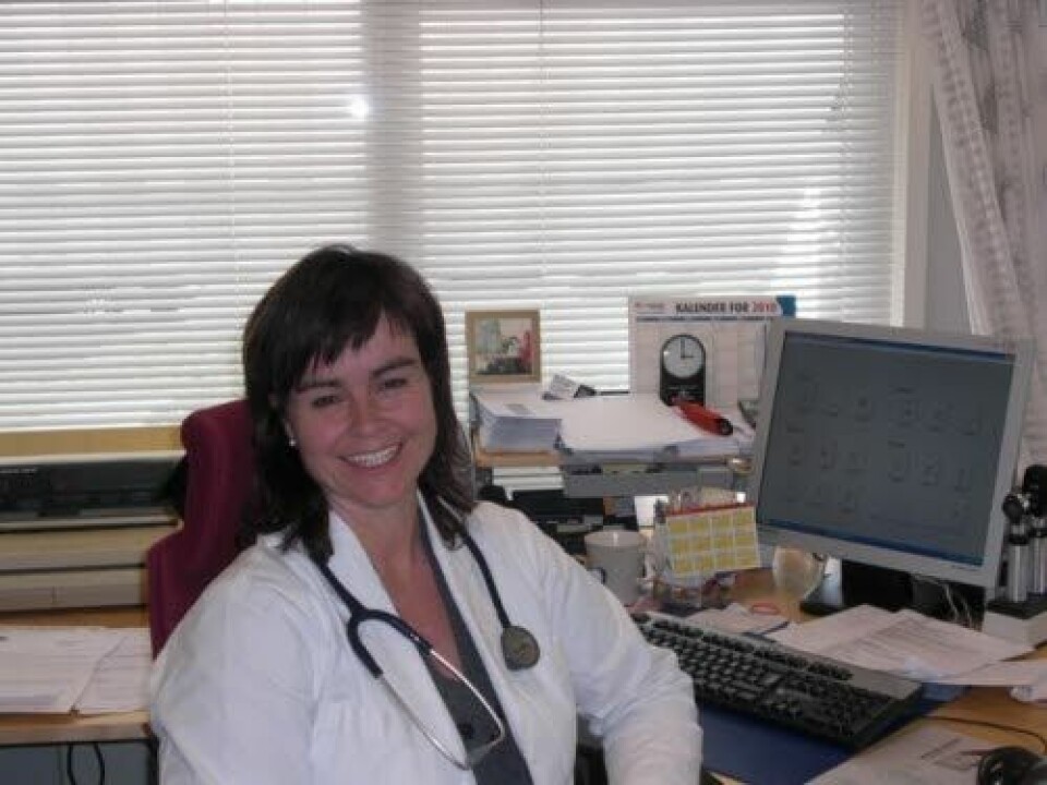 FASTLEGE: Berit Marie Lien, spesialist i allmennmedisin og veileder i allmennmedisin. Foto: Privat