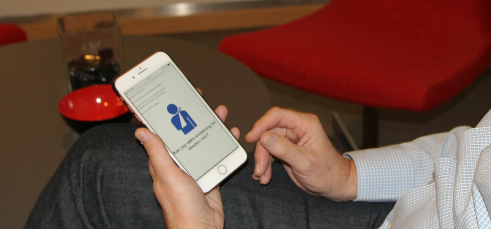 KLARGJØR VILKÅR: Den nye digitale tjenesten til Norsk pasientskadeerstatning (NPE) være til hjelp for både pasienter og helsepersonell. Foto: NPE Foto: