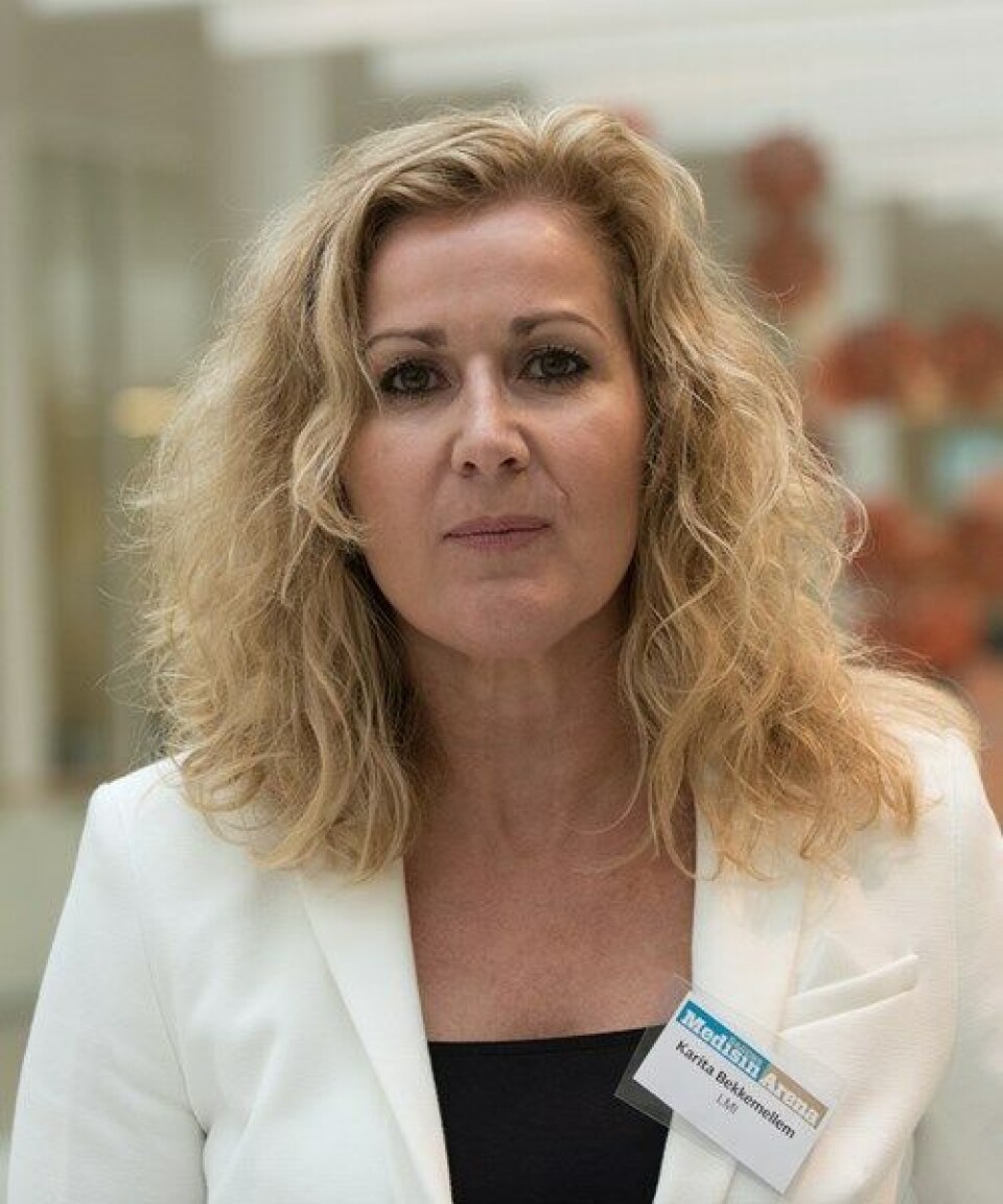 KAN ÅPNE OPP: – Besparelsene fra bruk av biotilsvarende bør kunne bidra til at man kan gi pasienter bedre tilgang til innovative behandlinger, sier Karita Bekkemellem, leder av Legemiddelindustrien (LMI).
Foto: Per Corneliussen KAN ÅPNE OPP: – Besparelsene fra bruk av biotilsvarende bør kunne bidra til at man kan gi pasienter bedre tilgang til innovative behandlinger, sier Karita Bekkemellem, leder av Legemiddelindustrien (LMI).
Foto: Per Corneliussen
