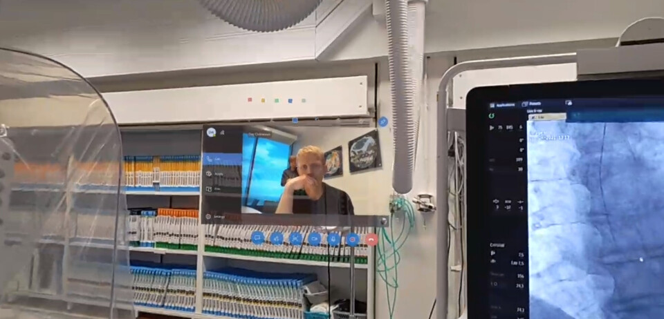 Tester HoloLens og mixed reality i hjerteinngrep