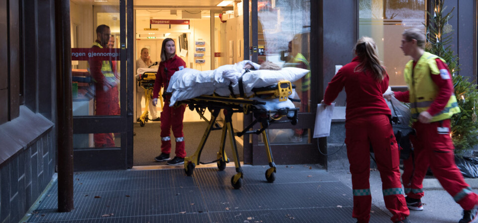 INGEN NEDGANG: I fjor hadde eldre pasienter omlag 73.000 primæropphold på sykehus, og 15,9 prosent av oppholdene ble etterfulgt av en reinnleggelse innen 30 dager etter utskrivelsen. Foto: Per Corneliussen Foto: