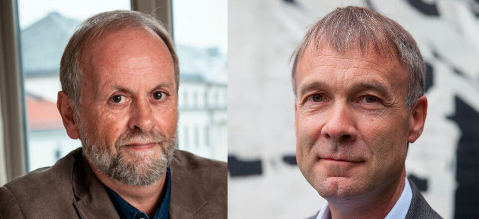 MULIG: Rune Frøyland, visepresident i Psykologforeningen og Svein Ove Alisøy, konstituert direktør for psykisk helsevern i Helse Førde, tror begge at delt praksisperiode ved BUP og DPS lar seg gjennomføre. Foto:
