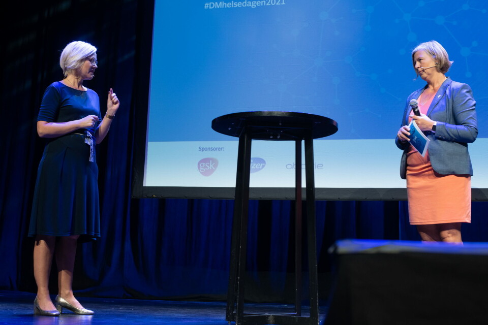 ADVARER: Helseminister Ingvild Kjerkol (Ap) og legepresident Anne-Karin Rime er ikke enige om hva som er riktig medisin for å redde fastlegeordningen. Rime advarer mot endringene regjeringen foreslår i statsbudsjettet for neste år. Foto: Vidar Sandnes Foto: ADVARER: Helseminister Ingvild Kjerkol (Ap) og legepresident Anne-Karin Rime er ikke enige om hva som er riktig medisin for å redde fastlegeordningen. Rime advarer mot endringene regjeringen foreslår i statsbudsjettet for neste år. Foto: Vidar Sandnes Foto: