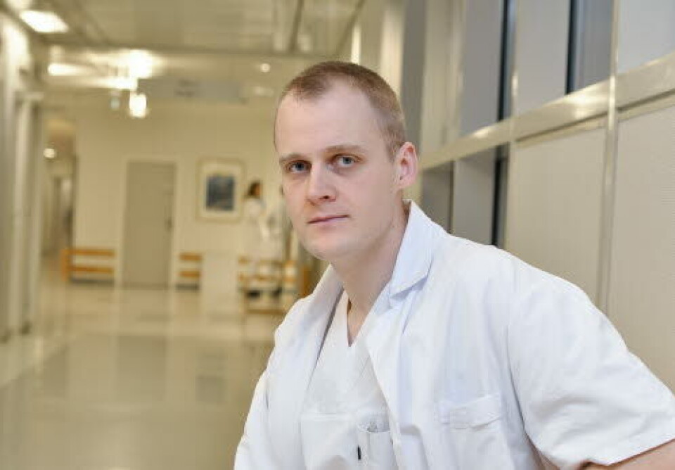 Haakon Lindekleiv ved UNN.
Foto: Per-Christian Johansen/UNN Haakon Lindekleiv ved UNN.
Foto: Per-Christian Johansen/UNN