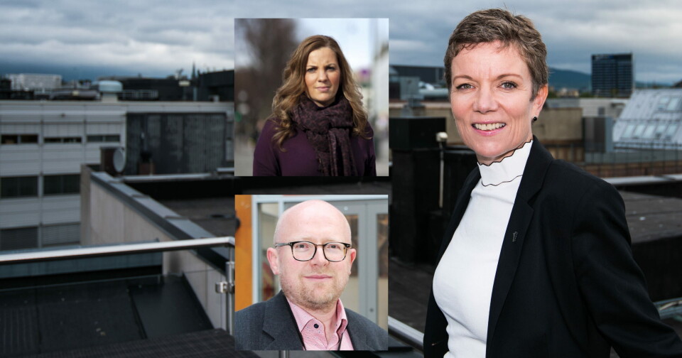 VIL BLI HØRT OM AKSON: Tannlegeforeningens president, Camilla Hansen Steinum (t.v), Fagforbundets representant for politisk ledelse, Trond Finstad og legepresident Marit Hermansen, har sammen levert en felles uttalelse til Helse- og omsorgsdepartementet om Akson. Foto: Vidar Sandnes/Tannlegeforbundet/Fagforbundet VIL BLI HØRT OM AKSON: Tannlegeforeningens president, Camilla Hansen Steinum (t.v), Fagforbundets representant for politisk ledelse, Trond Finstad og legepresident Marit Hermansen, har sammen levert en felles uttalelse til Helse- og omsorgsdepartementet om Akson. Foto: Vidar Sandnes/Tannlegeforbundet/Fagforbundet