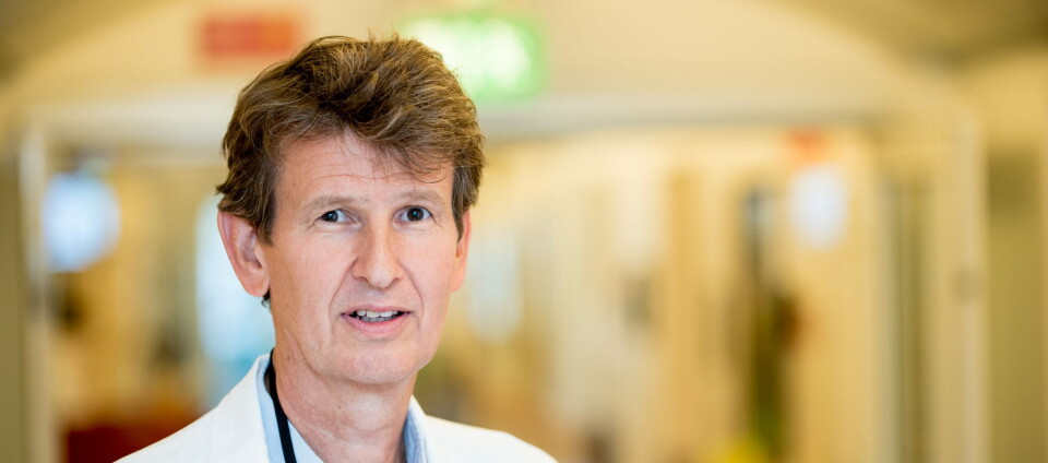 Blant andre Terje Rootwelt-Revheim, som i dag er klinikkleder ved sykehuset, har søkt jobb som administrerende direktør ved Oslo universitetssykehus etter Bjørn Erikstein. Foto: Vidar Sandnes Blant andre Terje Rootwelt-Revheim, som i dag er klinikkleder ved sykehuset, har søkt jobb som administrerende direktør ved Oslo universitetssykehus etter Bjørn Erikstein. Foto: Vidar Sandnes