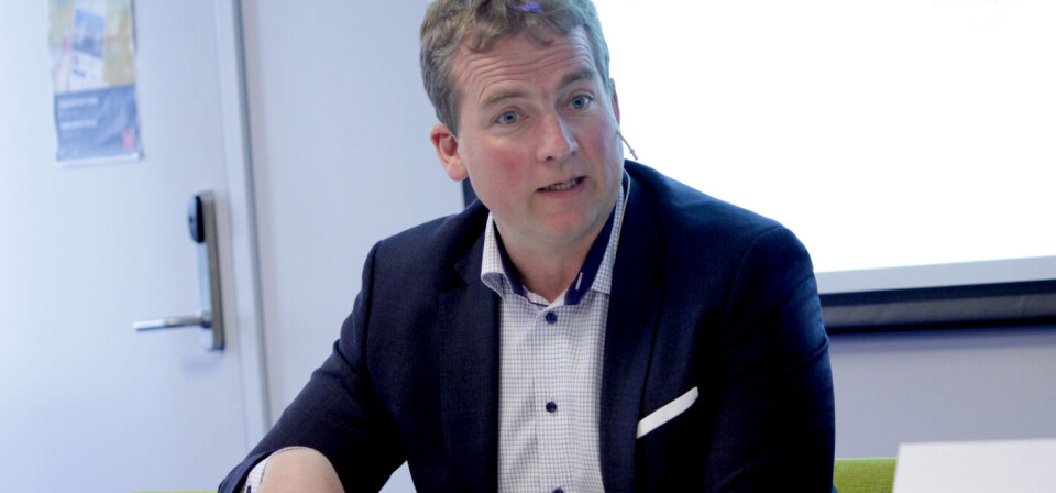 FORKJEMPER FOR TJENESTEN: Stortingspolitiker Sveinung Stensland (H) har vært en forkjemper for oppstartsveiledning i apotek. Forrige uke deltok han i en paneldebatt under lanseringen av Medisinstart. Foto: Øyvind Bosnes Engen