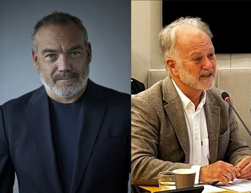 Fredriik Syversen, direktør strategi og forretningsutvikling IKT Norge (t.v) og Ivar Halvorsen, Legeforeningens representant i Nasjonalt e-helsestyre. Foto: IKT Norge/Legeforeningen/Tor Martin Nilsen Fredriik Syversen, direktør strategi og forretningsutvikling IKT Norge (t.v) og Ivar Halvorsen, Legeforeningens representant i Nasjonalt e-helsestyre. Foto: IKT Norge/Legeforeningen/Tor Martin Nilsen