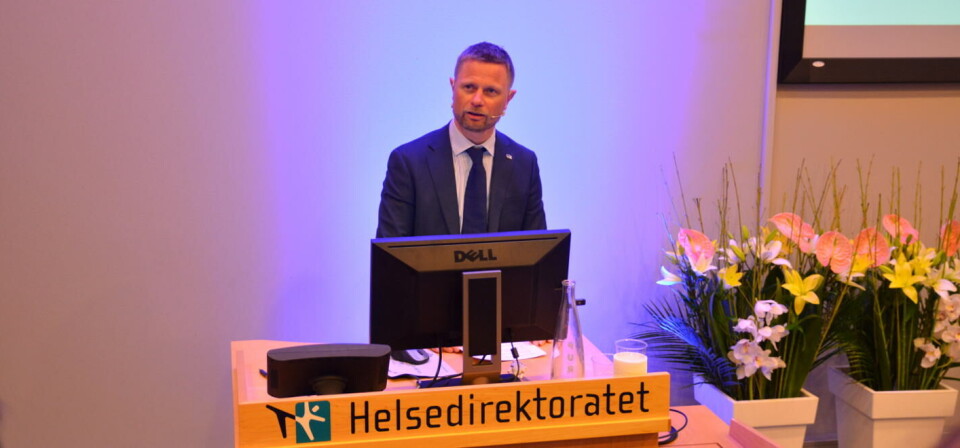 ÅPNET KPR: – I arbeidet med Primærhelsemeldingen ble det tydelig at vi trenger mer kunnskap om primærhelsetjenesten, sier helseminister Bent Høie, som nå er klar for at det nye registeret er på plass. Foto: Målfrid Bordvik Foto: ÅPNET KPR: – I arbeidet med Primærhelsemeldingen ble det tydelig at vi trenger mer kunnskap om primærhelsetjenesten, sier helseminister Bent Høie, som nå er klar for at det nye registeret er på plass. Foto: Målfrid Bordvik Foto: