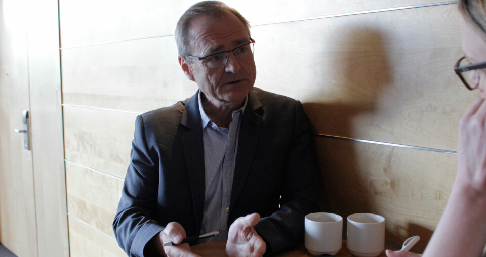 SA NEI: Men Lars Vorland, leder av Beslutningsforum, åpner for at vedtaket kan endres dersom prisen reduseres. Foto: Lasse Moe