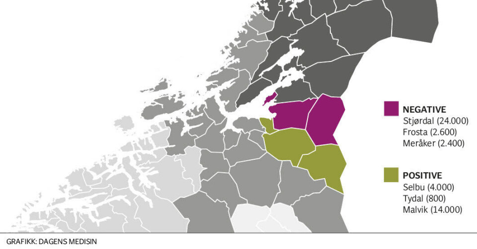 VÆRNESREGIONEN: Kommunene Selbu og Tydal har løst ut sine opsjoner. Det samme har Malvik, som er en del av det interkommunale regionsamarbeidet, men som sorterer under Trondheimsregionen i Helseplattformens regionoppdeling. Stjørdal er såkalt vertskommune og den absolutte storebror. Sammen med Frosta og Meråker er disse mer avventende til Helseplattformen. Foto: VÆRNESREGIONEN: Kommunene Selbu og Tydal har løst ut sine opsjoner. Det samme har Malvik, som er en del av det interkommunale regionsamarbeidet, men som sorterer under Trondheimsregionen i Helseplattformens regionoppdeling. Stjørdal er såkalt vertskommune og den absolutte storebror. Sammen med Frosta og Meråker er disse mer avventende til Helseplattformen. Foto: