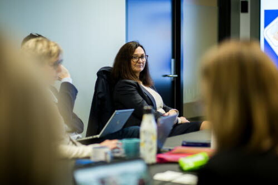 SPENT: Direktør Mariann Hornnes i Direktoratet for e-helse brukte to dager i Trøndelag på å bli kjent med viktige aktører i Helseplattformen.
Foto: Guro Kulset Merakerås SPENT: Direktør Mariann Hornnes i Direktoratet for e-helse brukte to dager i Trøndelag på å bli kjent med viktige aktører i Helseplattformen.
Foto: Guro Kulset Merakerås
