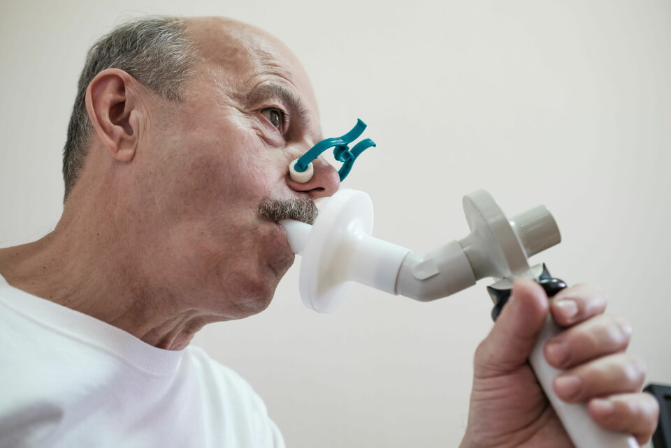 UNDERDIAGNOSTISERT: – Nå må vi gjøre det lettere for fastlegene å bruke og lære seg spirometeret, sier medforfatter av studien, Geir Einar Sjaastad til Dagens Medisin. Illustrasjonsbilde: Colourbox Foto: