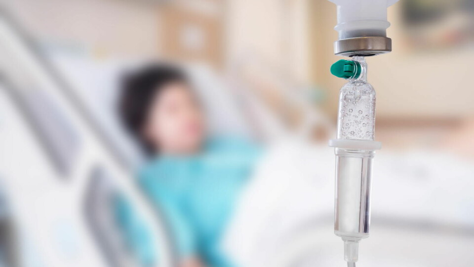 BEHANDLING: Fabry-pasienter får intravenøs behandling hver 14. dag. Illustrasjonsbilde: Getty Images Foto: