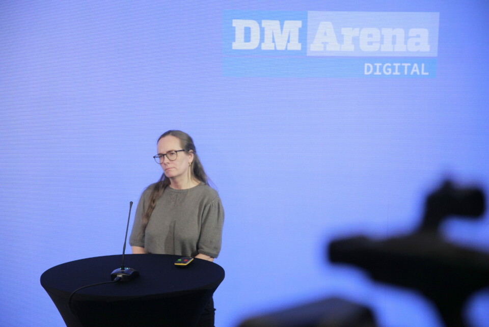 UTFORDRING: - Vi ser at det har gått bra, men at vi ikke har hatt bemanning til å møte utfordringene, sa overlege Hege Russnes da hun deltok på DM Arena Digital onsdag. Foto: Lasse Moe