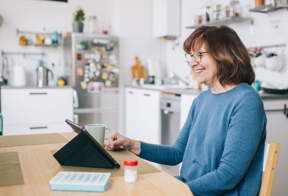 NASJONALE RÅD: Nå pågår det et arbeid med å utvikle nasjonale faglige råd for digital hjemmeoppfølging som skal publiseres til sommeren. Foto: Getty Images NASJONALE RÅD: Nå pågår det et arbeid med å utvikle nasjonale faglige råd for digital hjemmeoppfølging som skal publiseres til sommeren. Foto: Getty Images