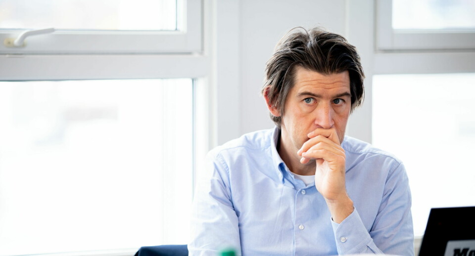 TI ÅR: Etter en lang periode som redaktør i Dagens Medisin, går veien videre for Markus Moe. Foto: Vidar Sandnes