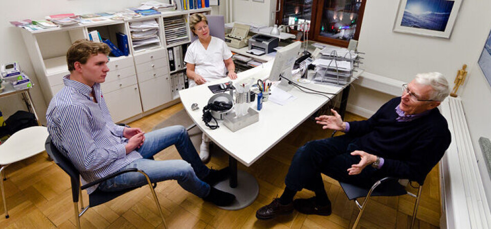 Fra venstre: Ole Christian Normann, Trine Bjørner og Jo Telje. Foto: Rune Thorstein