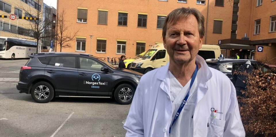 ÅPEN: – Det viktigste er at man følger med og stenger ned, dersom man ser at spredningen av sykdommen blusser opp, sier Dag Jacobsen, avdelingsleder ved Akuttmedisinsk avdeling på Oslo universitetssykehus. Foto: