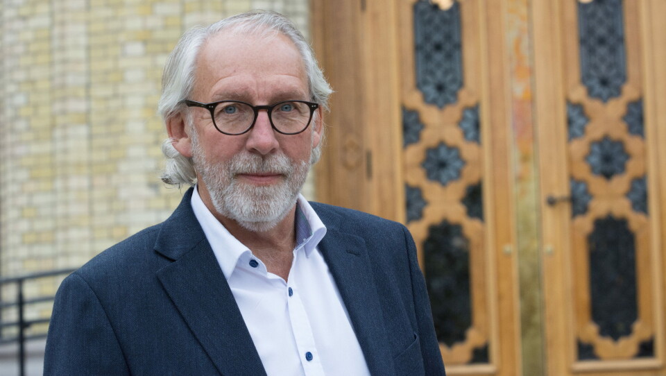 TILBAKE: Etter fire år er Carl Erik Grimstad tilbake på Høyskolen Kristiania. Foto: Per Corneliussen