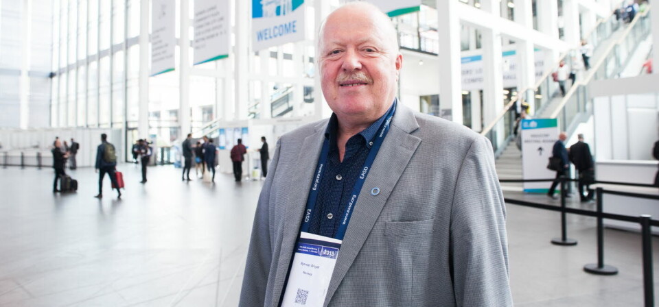 VIL HA TEMPO: – Alt er ikke galt i Norge, men når man ser hva andre land oppnår, er det mye vi ikke får til, sier Bjørnar Allgot i Diabetesforbundet, som kommer rett fra den europeiske diabeteskongressen EASD. Foto: Lasse Moe Foto: