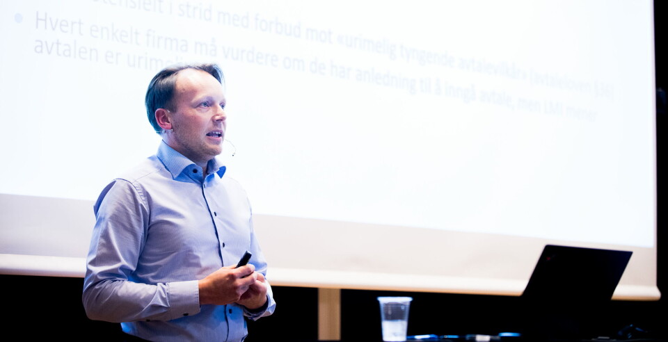 TRIPPER: Seniorrådgiver Inge Johansen i Legemiddelindustrien sier at flere firmaer nå tripper etter å få igang flere CUP-avtaler. Foto: Vidar Sandnes