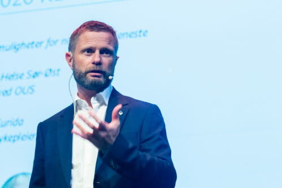 RASKE: – Vi har ikke somlet med smittesporingsappen. Snarere tvert imot mener jeg vi har handlet raskt, sier Helse- og omsorgsminister Bent Høie (H).
Foto: Vidar Sandnes