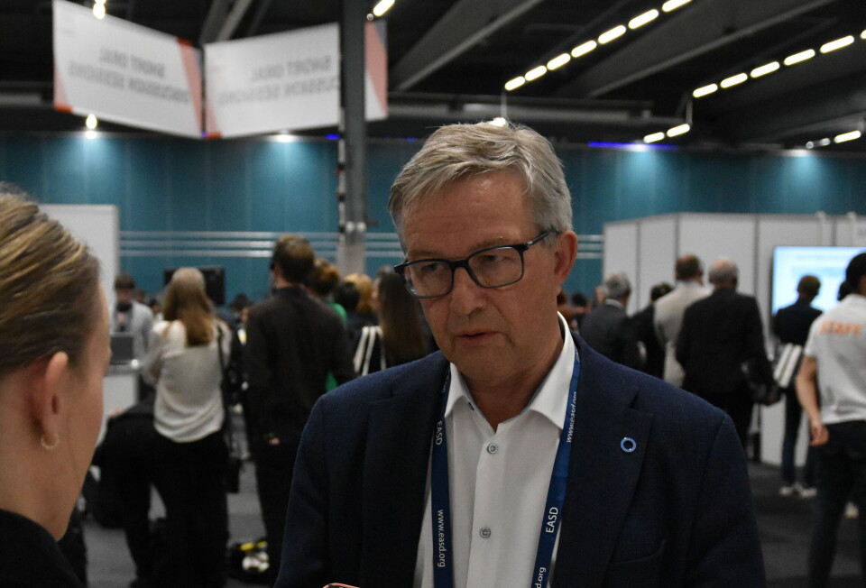 FOR FÅ: Overlege og professor Trond Jenssen mener utfordringen er at man ikke oppdager nyresykdommen tidlig nok. – Det er for få som er kategorisert med bare albuminuri og normal kreatinin. Foto: Siri Gulliksen Tømmerbakke FOR FÅ: Overlege og professor Trond Jenssen mener utfordringen er at man ikke oppdager nyresykdommen tidlig nok. – Det er for få som er kategorisert med bare albuminuri og normal kreatinin. Foto: Siri Gulliksen Tømmerbakke