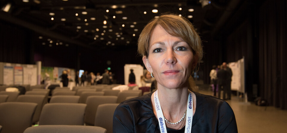 STAMCELLER FRA FETT: Seniorforsker Hanne Scholz har tro på å bruke stamceller fra fett i behandlingen mot diabetes. Foto: Vidar Sandnes
