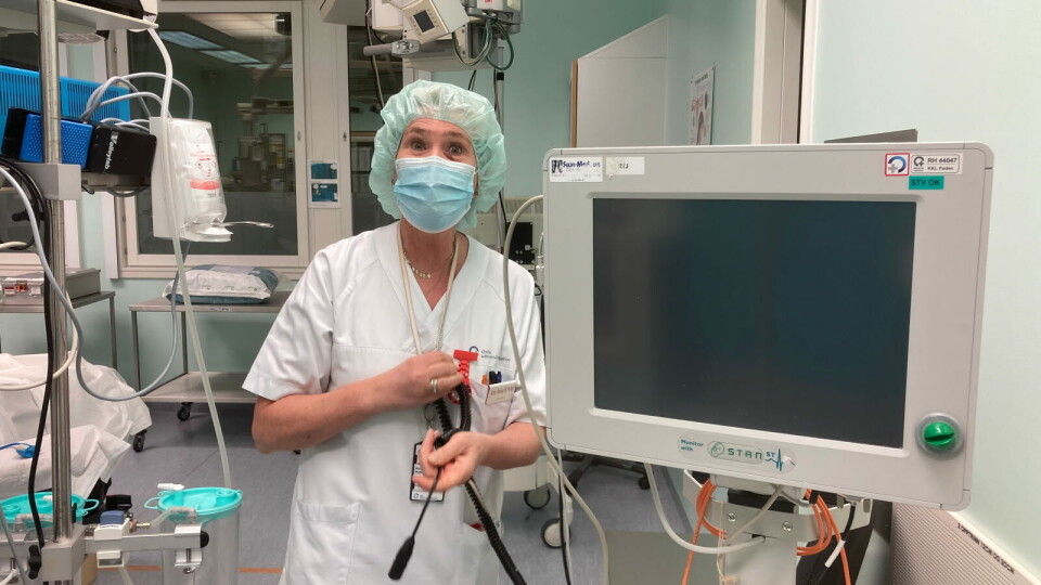 FORNØYD: Anne Hedvig Melbye Pfeffer, jordmor på Rikshospitalet og innføringsansvarlig for det nye systemet på Oslo universitetssykehus (OUS) er godt fornøyd med nytt system. Foto: Privat FORNØYD: Anne Hedvig Melbye Pfeffer, jordmor på Rikshospitalet og innføringsansvarlig for det nye systemet på Oslo universitetssykehus (OUS) er godt fornøyd med nytt system. Foto: Privat