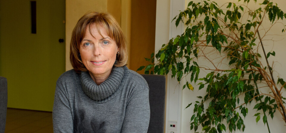 NY TOPPSJEF: – Å få lede et så spennende og nytenkende universitetssykehus er virkelig et samfunnsoppdrag som jeg ønsker å ta del i, sier St. Olavs nye administrerende direktør, Grethe Aasved. Arkivfoto Foto: