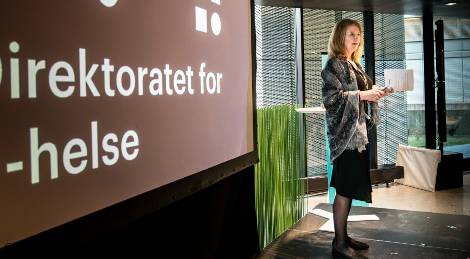 «EFFEKTIV PENGEBRUK»: Under åpningen av Direktoratet for e-helse i 2016 uttalte direktør Christine Bergland at det nye direktoratet ville bidra til en mer effektiv pengebruk. Foto: Vidar Sandnes «EFFEKTIV PENGEBRUK»: Under åpningen av Direktoratet for e-helse i 2016 uttalte direktør Christine Bergland at det nye direktoratet ville bidra til en mer effektiv pengebruk. Foto: Vidar Sandnes