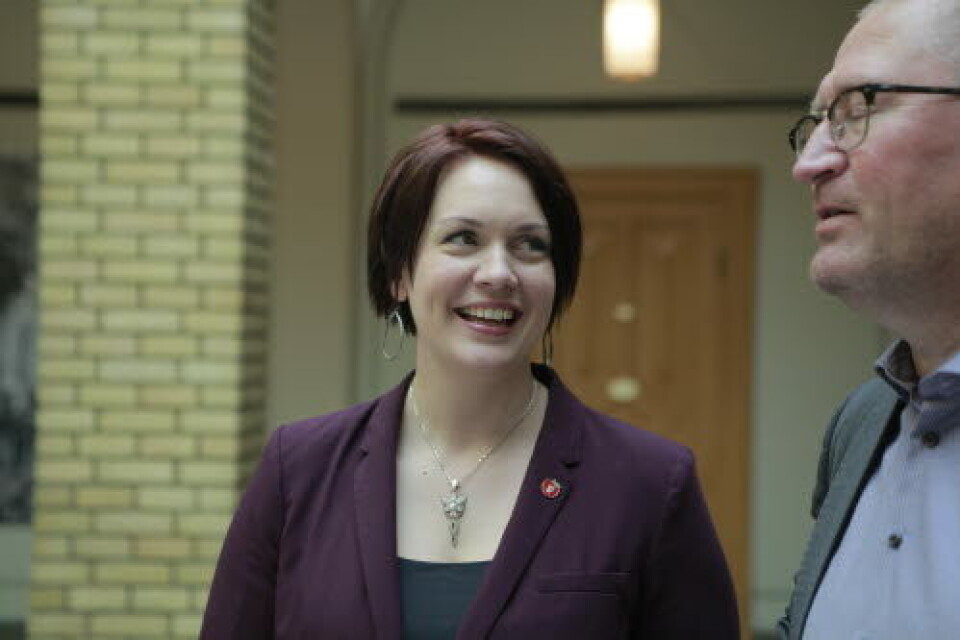 IKKE NOK: Åshild Bruun-Gundersen (Frp) mener at sykehusbøter ikke stiller enkeltpersoner til ansvar.
Foto: Lasse Moe