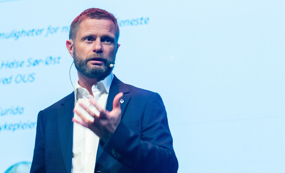 FLAGGSKIP: Bent Høie og Høyres flaggskip, fritt behandlingsvalg, har tildels økt valgfriheten for pasientene, men har ikke påvirket ventetidene overordnet. Foto: Vidar Sandnes FLAGGSKIP: Bent Høie og Høyres flaggskip, fritt behandlingsvalg, har tildels økt valgfriheten for pasientene, men har ikke påvirket ventetidene overordnet. Foto: Vidar Sandnes