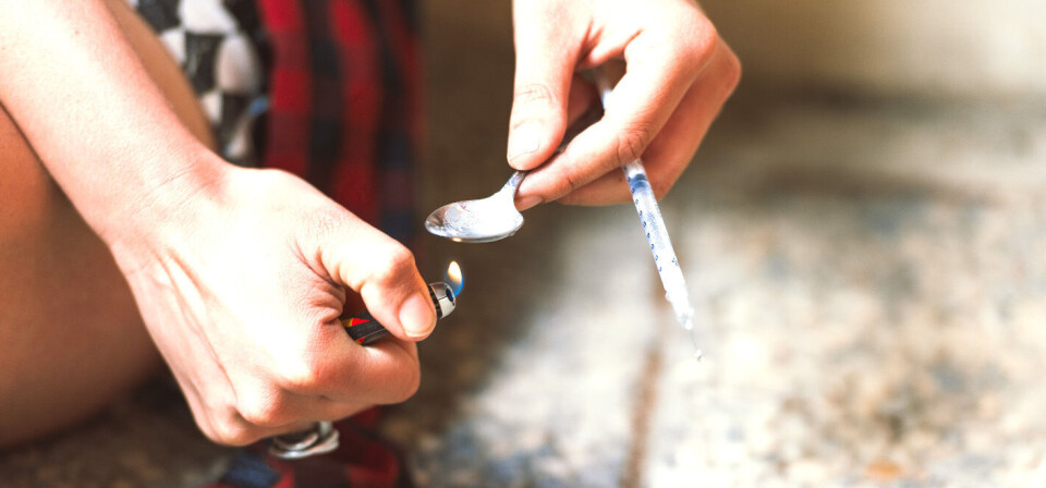 OPIOIDER: Drøyt ti prosent av alle pasienter som for første gang fikk behandling i spesialisthelsetjenesten i fjor var avhengige av opioider, som blant annet omfatter heroin. Illustrasjonsfoto: Colourbox Foto: