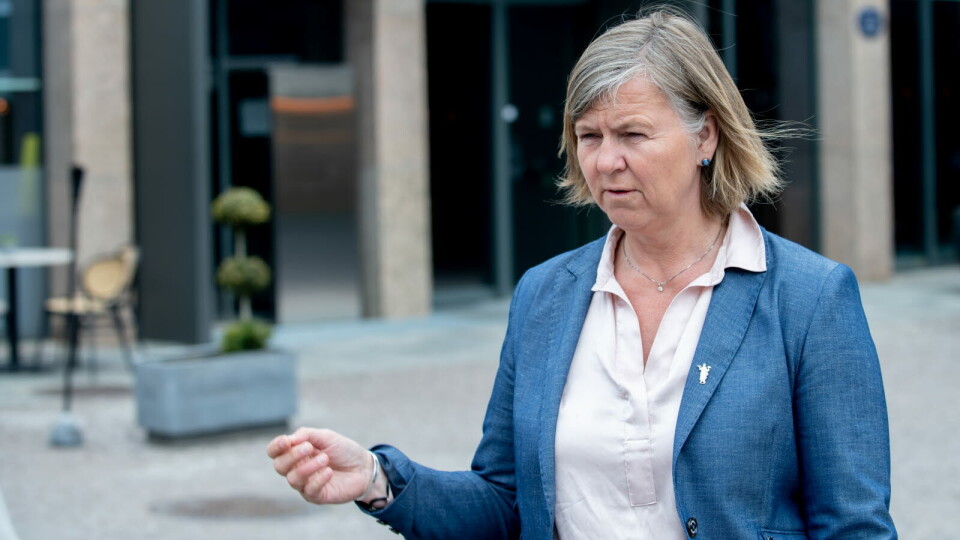 BRUDD: – Utfordringene er nå så store at politikerne må på banen for å få en løsning, sier president Anne-Karin Rime om de strandede forhandlingene med KS angående særavtalen. Foto: Vidar Sandnes BRUDD: – Utfordringene er nå så store at politikerne må på banen for å få en løsning, sier president Anne-Karin Rime om de strandede forhandlingene med KS angående særavtalen. Foto: Vidar Sandnes