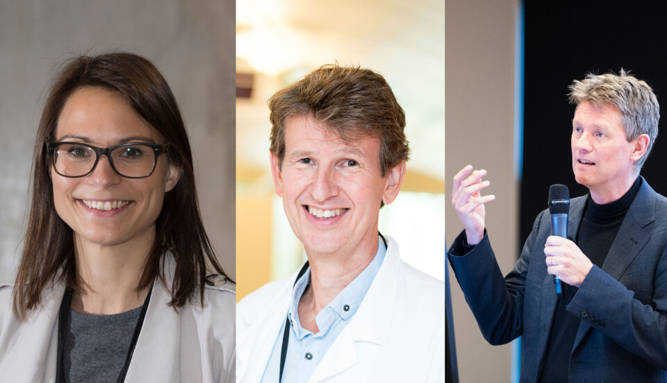 POSITIVE: Statssekretær Maria Jahrmann Bjerke, klinikkleder Terje Rootwelt og leder for Bioteknologirådet, Ole Frithjof Norheim, er alle glade over at det nå innføres SMA-screening. Foto: Per Corneliussen/ Vidar Sandnes POSITIVE: Statssekretær Maria Jahrmann Bjerke, klinikkleder Terje Rootwelt og leder for Bioteknologirådet, Ole Frithjof Norheim, er alle glade over at det nå innføres SMA-screening. Foto: Per Corneliussen/ Vidar Sandnes
