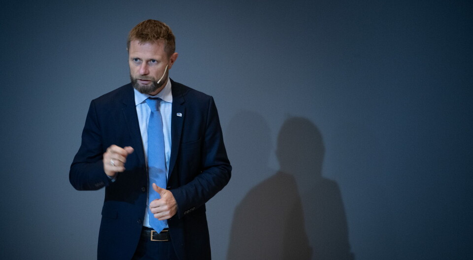 STYGT: - Den største og styggeste ulikheten innen helse i Norge, er at mennesker med alvorlige sammensatte lidelser i rus og psykiatri har tjue år kortere levetid enn andre, sa helseminister Bent Høie (H) under Dagens Medisins fagseminar om psykisk helse onsdag ettermiddag. Foto: Vidar Sandnes STYGT: - Den største og styggeste ulikheten innen helse i Norge, er at mennesker med alvorlige sammensatte lidelser i rus og psykiatri har tjue år kortere levetid enn andre, sa helseminister Bent Høie (H) under Dagens Medisins fagseminar om psykisk helse onsdag ettermiddag. Foto: Vidar Sandnes
