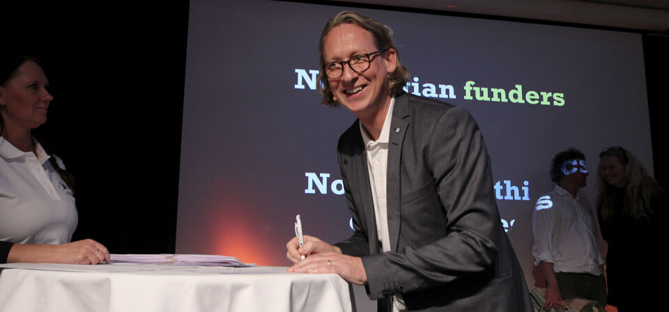 SIGNERTE OPPROP: ExtraStiftelsen, ved generalsekretær Hans Christian Lillehagen, var én av 20 norske helseorganisasjoner som signerte AllTrials-oppropet tirsdag. Foto: Øyvind Bosnes Engen SIGNERTE OPPROP: ExtraStiftelsen, ved generalsekretær Hans Christian Lillehagen, var én av 20 norske helseorganisasjoner som signerte AllTrials-oppropet tirsdag. Foto: Øyvind Bosnes Engen