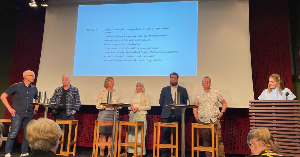 PLANLEGGE: Statssekretær Karl Kristian Bekeng sa under debatten at god fleksibilitet må være å planlegge for slike ulike scenarioer. Foto: Henriette Isachsen PLANLEGGE: Statssekretær Karl Kristian Bekeng sa under debatten at god fleksibilitet må være å planlegge for slike ulike scenarioer. Foto: Henriette Isachsen