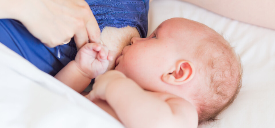 LANGVARIG AMMING: Norske mødres anbefales fremdeles å fullamme de første seks månedene. Foto: Colourbox LANGVARIG AMMING: Norske mødres anbefales fremdeles å fullamme de første seks månedene. Foto: Colourbox