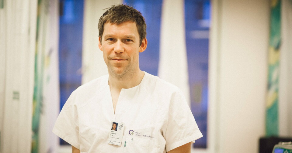 GLAD: En av de syv som har fått penger er OUS-overlege Fredrik Schjesvold, leder av Oslo myelomatosesenter. Arkivfoto. Foto: GLAD: En av de syv som har fått penger er OUS-overlege Fredrik Schjesvold, leder av Oslo myelomatosesenter. Arkivfoto. Foto: