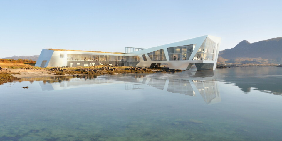 2023: Den endelige ferdigstillingen av produksjonslokalene i Lofoten forventes klart i 2023. Foto: Illustrasjon: ACD Pharma 2023: Den endelige ferdigstillingen av produksjonslokalene i Lofoten forventes klart i 2023. Foto: Illustrasjon: ACD Pharma