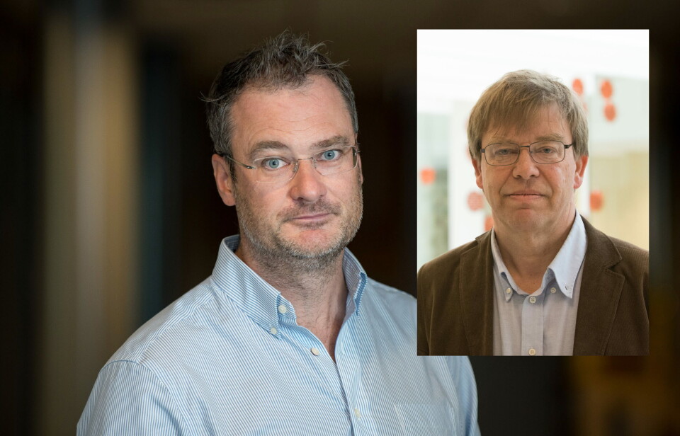 FØLGER OPP: Viseadministrerende direktør Jan Frich i Helse Sør-Øst RHF og fagdirektør Baard Christian Schem i Helse Vest RHF har forsikret seg om at de operert pasientene følges opp. Foto: Lasse Moe