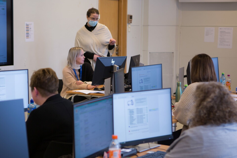 OPPLÆRING: Christine Cecilie Foss er helsesykepleier og én av 22 opplæringsansvarlige i Helseplattformen. Foto: Guro Kulset Merakerås OPPLÆRING: Christine Cecilie Foss er helsesykepleier og én av 22 opplæringsansvarlige i Helseplattformen. Foto: Guro Kulset Merakerås