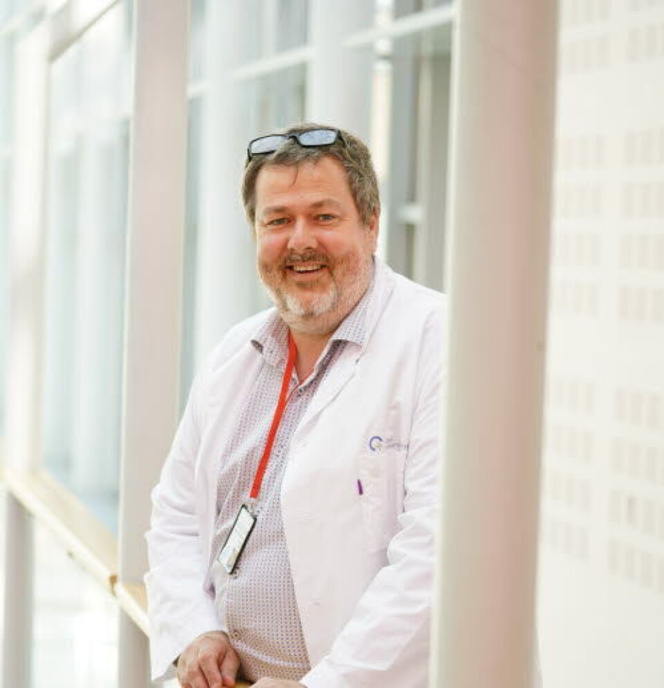 B-CELLER: Universitetet i Oslo har et K.G. Jebsen-senter for B-cellekreft som ledes av professor Ludvig A. Munthe.
Foto: Terje Heiestad, Rolf Ottesen AS.